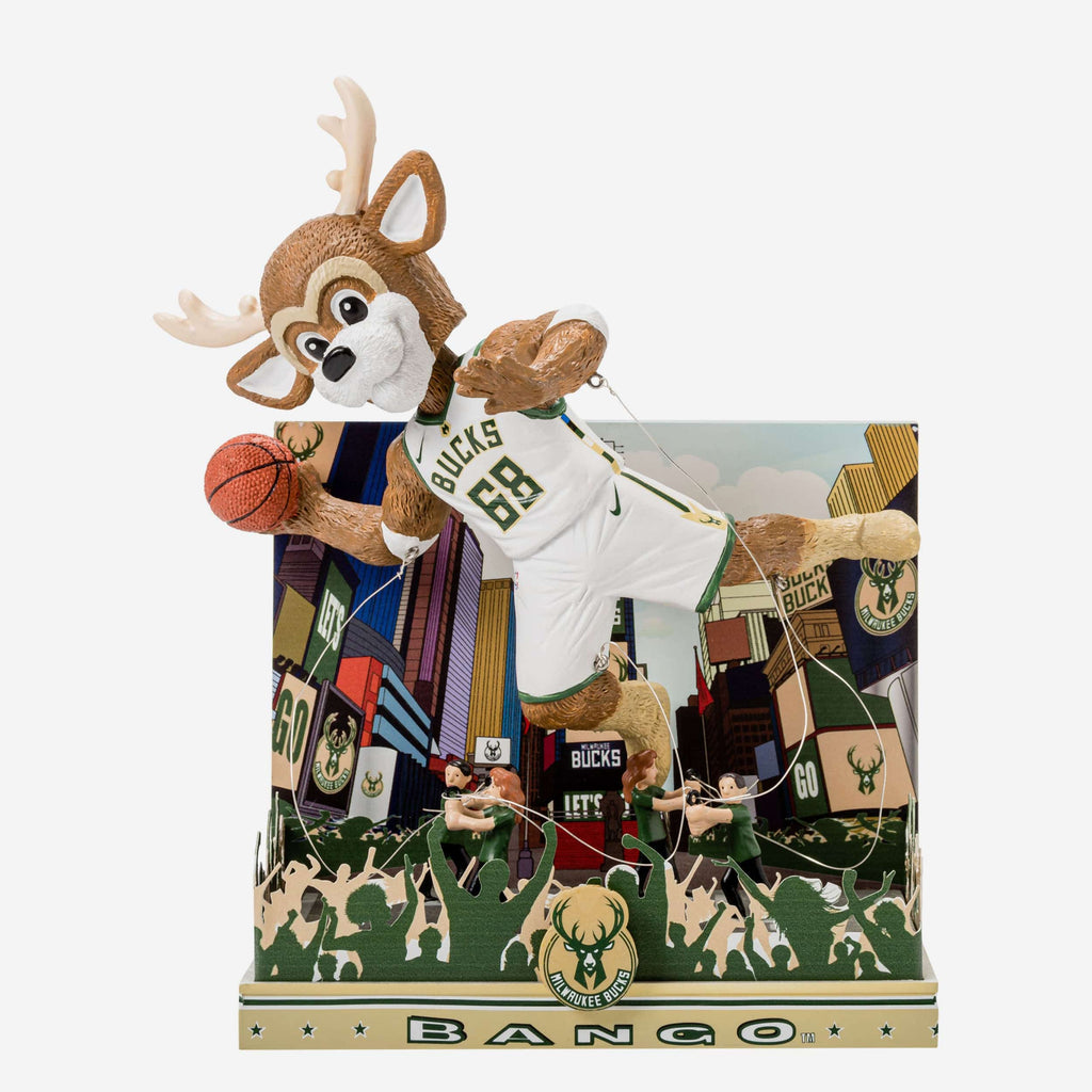 Bango Milwaukee Bucks Thanksgiving Mascot Bobblehead FOCO - FOCO.com
