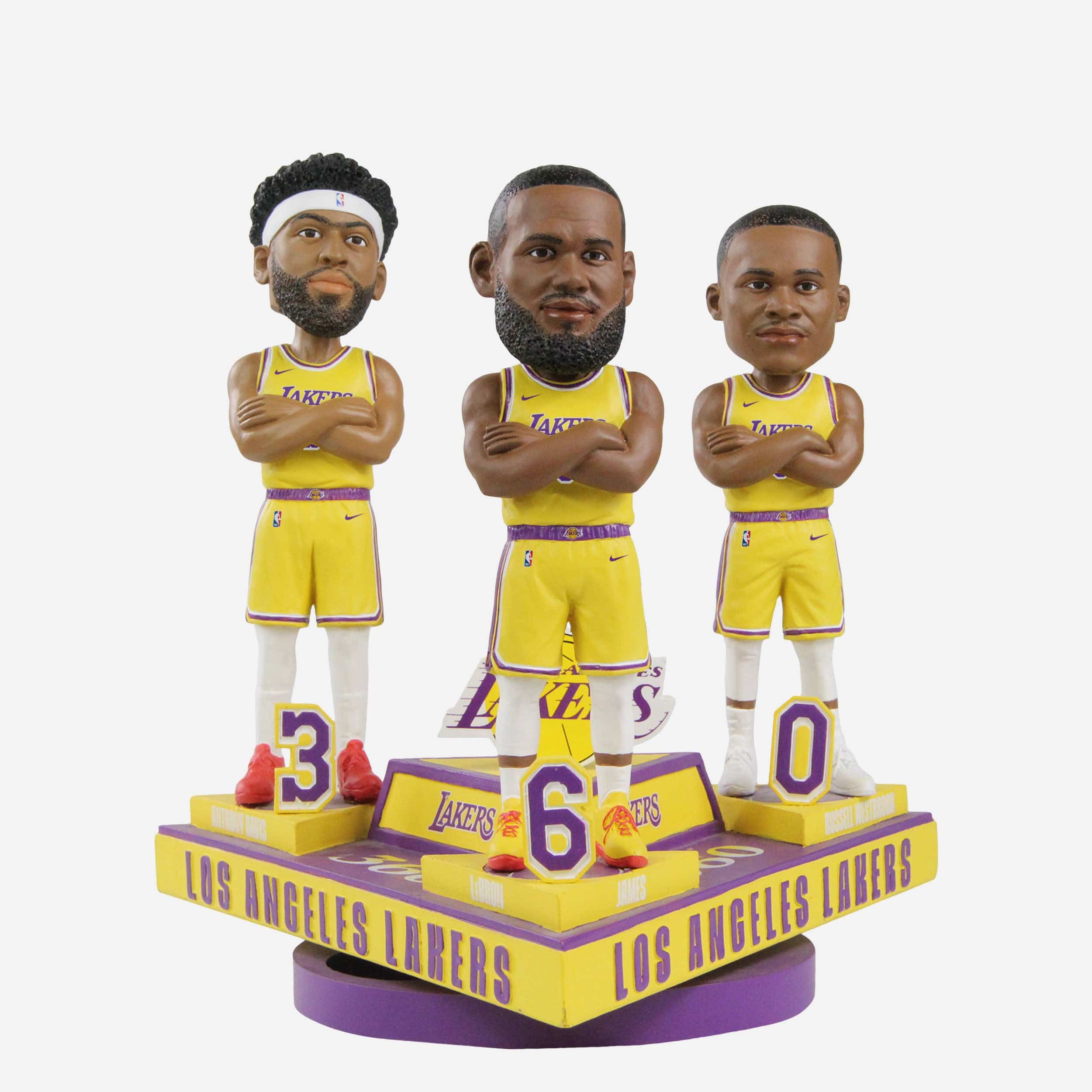 Anthony Davis & LeBron James & Russell Westbrook Los Angeles