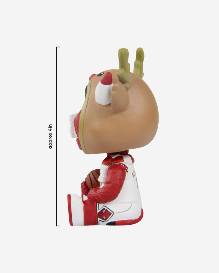 Benny The Bull Chicago Bulls Christmas Mascot Bobble Bro Mini Bobblehead FOCO - FOCO.com