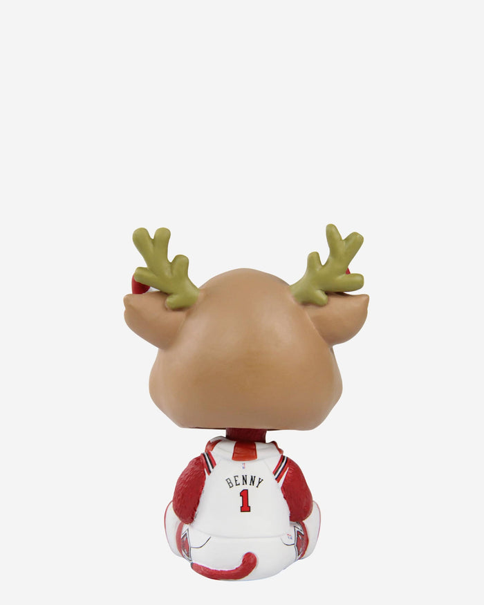 Benny The Bull Chicago Bulls Christmas Mascot Bobble Bro Mini Bobblehead FOCO - FOCO.com