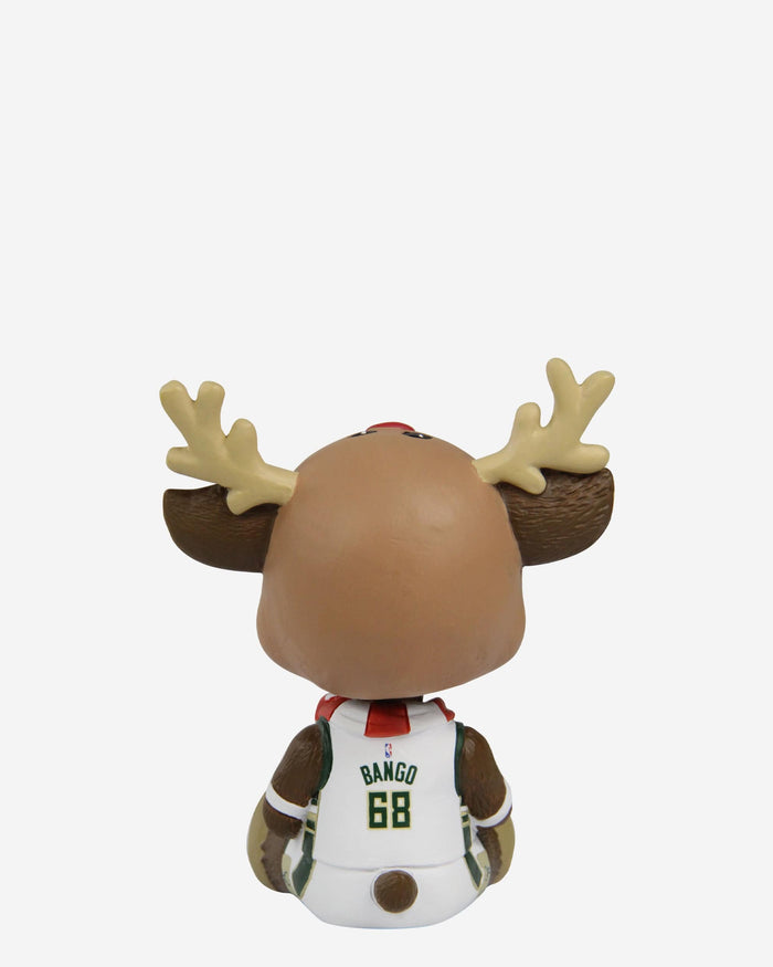 Bango Milwaukee Bucks Christmas Mascot Bobble Bro Mini Bobblehead FOCO - FOCO.com