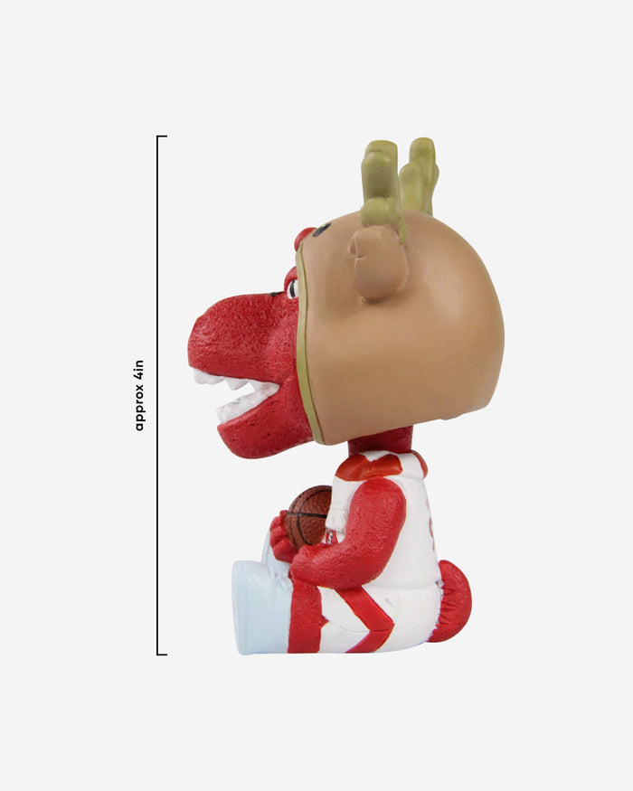 The Raptor Toronto Raptors Christmas Mascot Bobble Bro Mini Bobblehead FOCO - FOCO.com