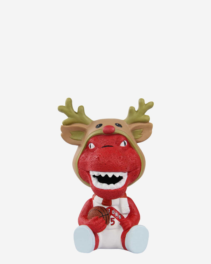 The Raptor Toronto Raptors Christmas Mascot Bobble Bro Mini Bobblehead FOCO - FOCO.com