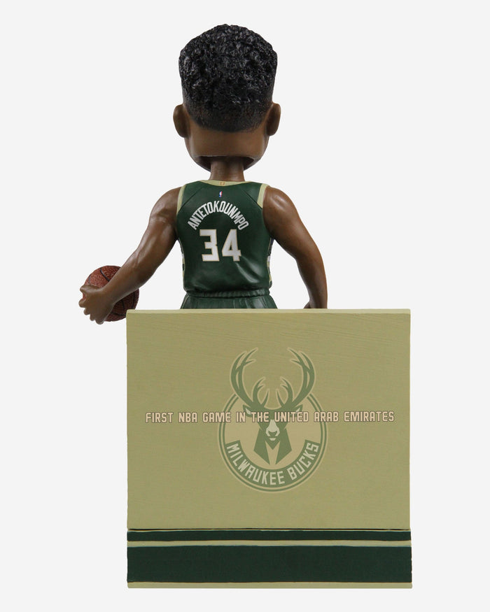 Giannis Antetokounmpo Milwaukee Bucks NBA Abu Dhabi Games 2022 Bobblehead FOCO - FOCO.com