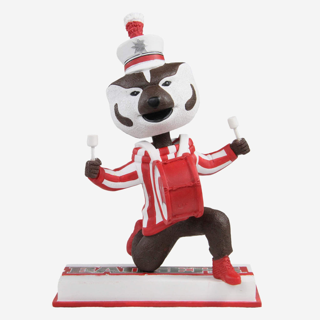 Bucky Badger Wisconsin Badgers Halftime Heroes Mascot Bobblehead FOCO - FOCO.com