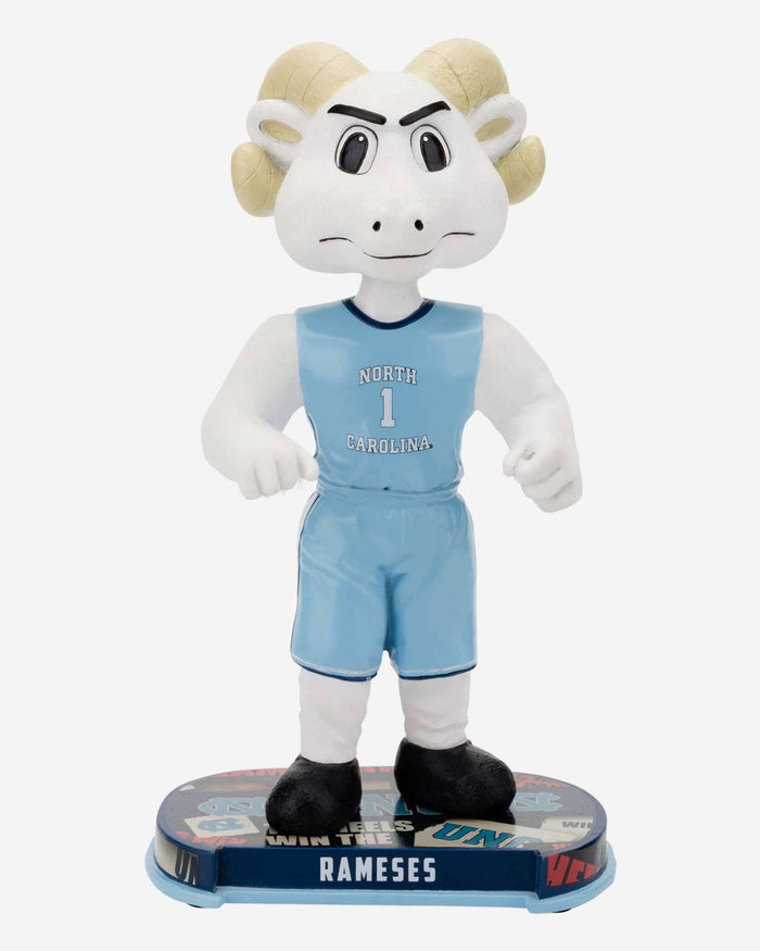 Rameses North Carolina Tar Heels Mascot Headline Bobblehead FOCO - FOCO.com