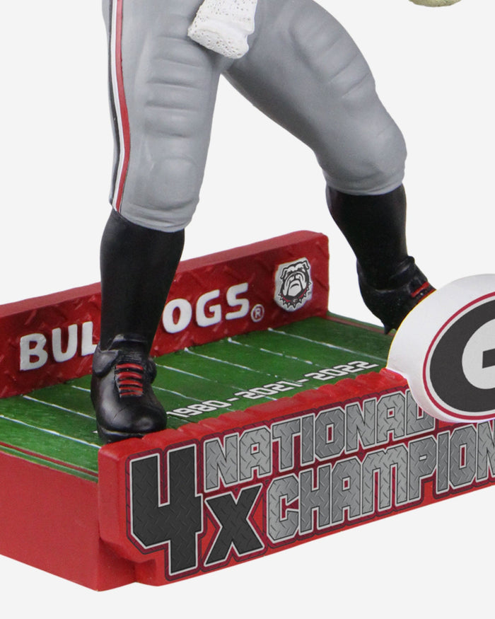 Hairy Dawg Georgia Bulldogs 4X National Champions Mascot Bobblehead FOCO - FOCO.com