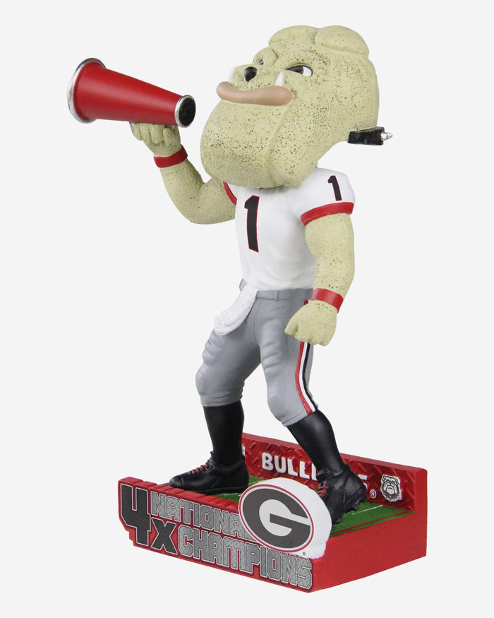 Hairy Dawg Georgia Bulldogs 4X National Champions Mascot Bobblehead FOCO - FOCO.com