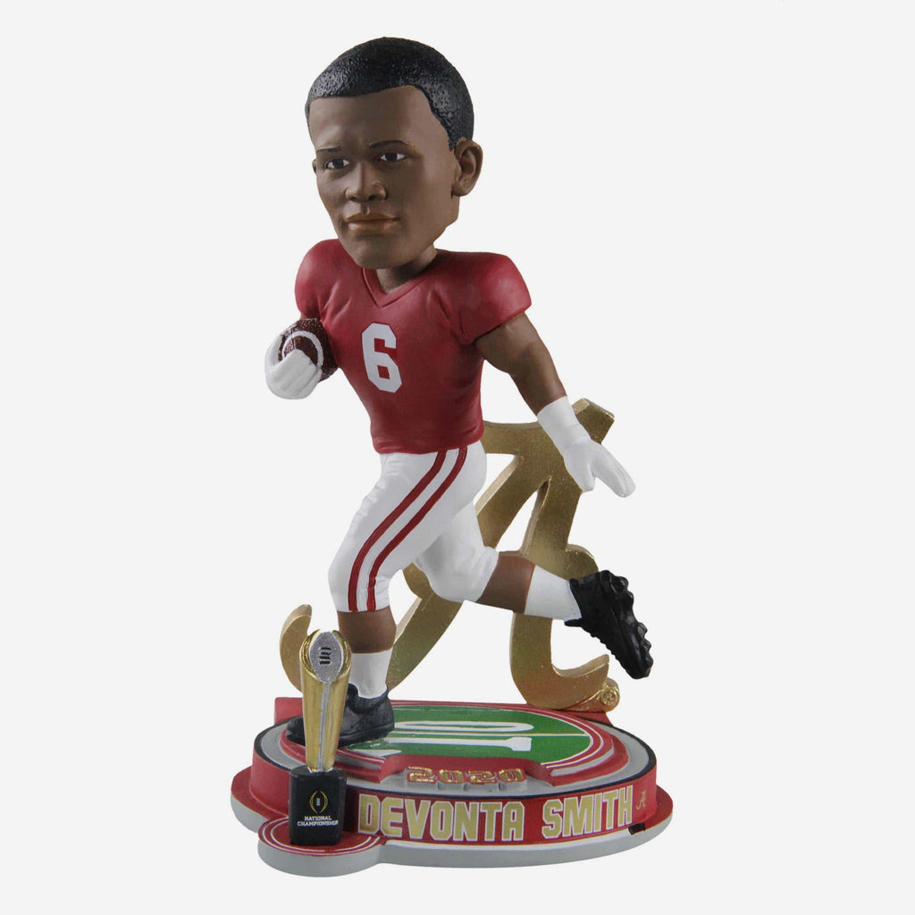 Devonta Smith Alabama 2020 National Championship Trophy Stadium Bobblehead FOCO - FOCO.com