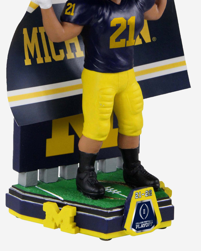 Michigan Wolverines 2022 College Football Playoffs Matchup Bobblehead FOCO - FOCO.com