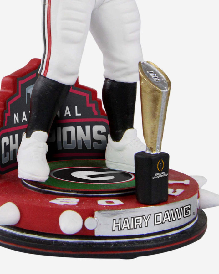 Hairy Dawg Georgia Bulldogs 2021 Football National Champions Trophy Stadium Mascot Bobblehead FOCO - FOCO.com