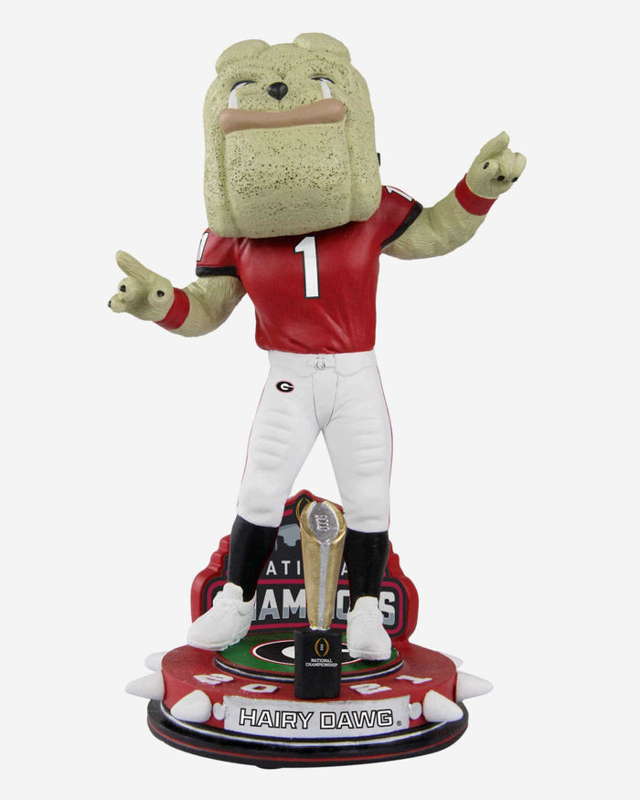 Hairy Dawg Georgia Bulldogs 2021 Football National Champions Trophy Stadium Mascot Bobblehead FOCO - FOCO.com