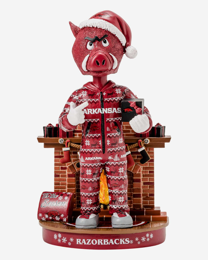 Giant Razorbacks Big Red Arkansas Razorbacks Holiday Mascot Bobblehead FOCO