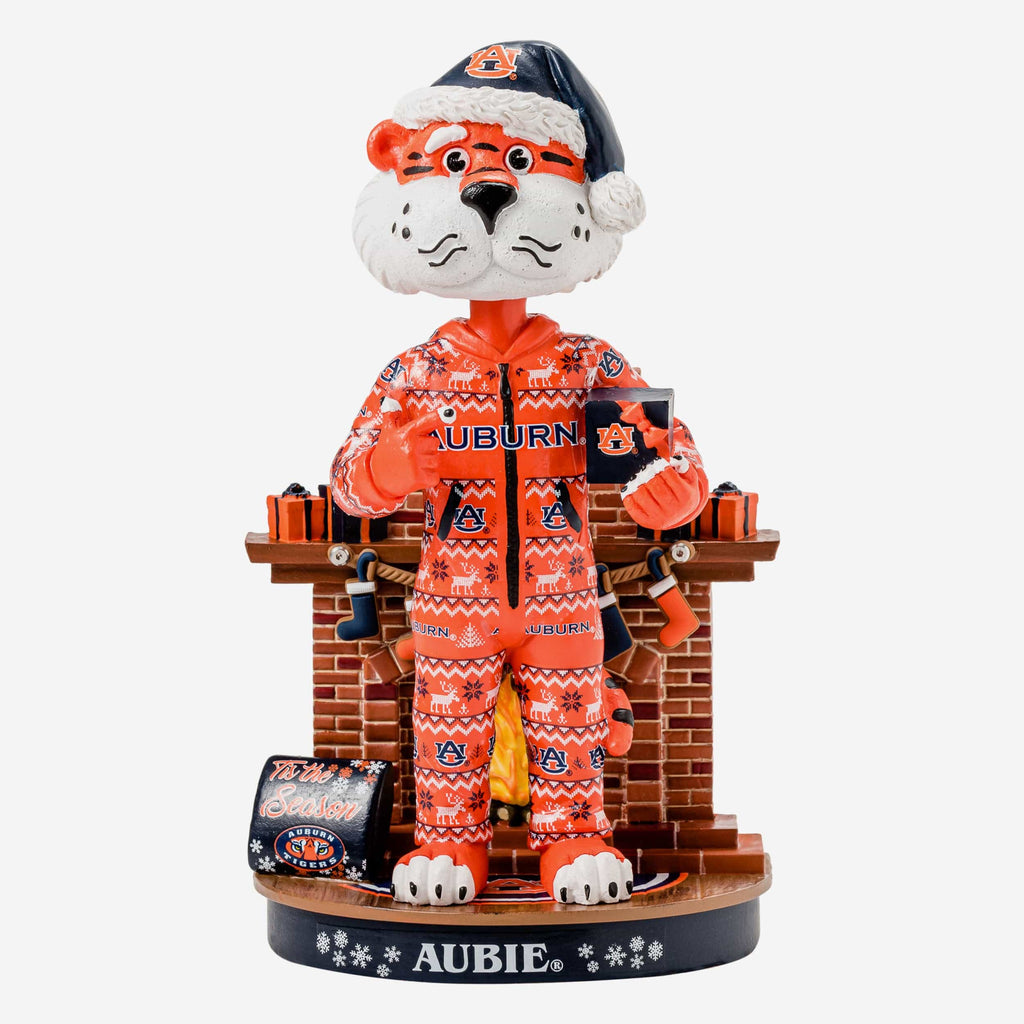 Aubie The Tiger Auburn Tigers Holiday Mascot Bobblehead FOCO - FOCO.com
