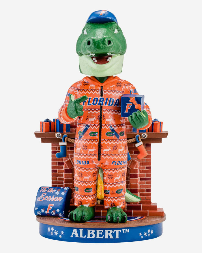 Albert Florida Gators Holiday Mascot Bobblehead FOCO - FOCO.com