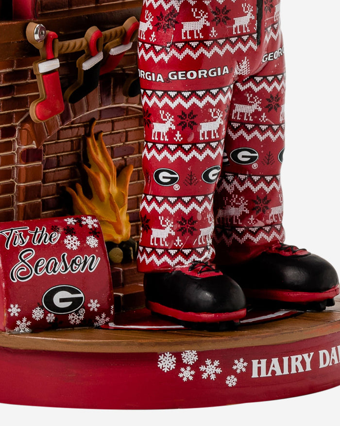 Hairy Dawg Georgia Bulldogs Holiday Mascot Bobblehead FOCO - FOCO.com
