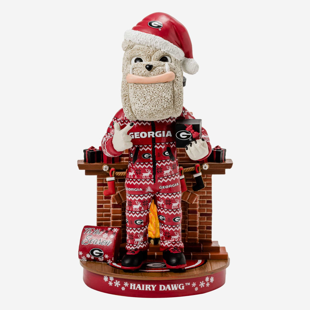 Hairy Dawg Georgia Bulldogs Holiday Mascot Bobblehead FOCO - FOCO.com