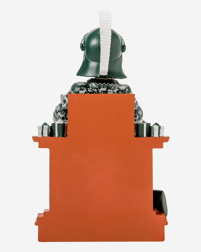 Sparty Michigan State Spartans Holiday Mascot Bobblehead FOCO - FOCO.com