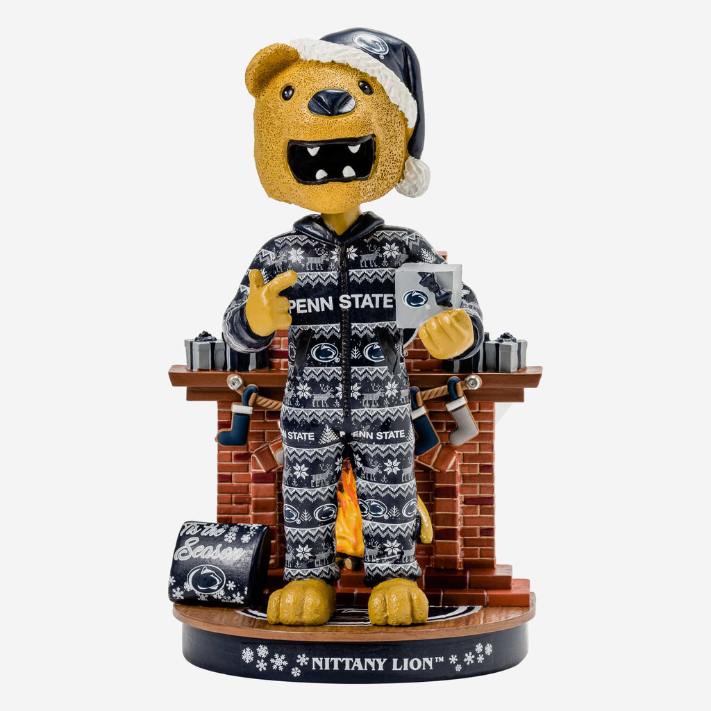 Nittany Lion Penn State Nittany Lions Holiday Mascot Bobblehead FOCO - FOCO.com