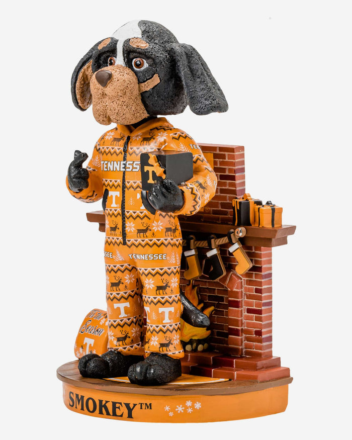 Smokey Tennessee Volunteers Holiday Mascot Bobblehead FOCO - FOCO.com