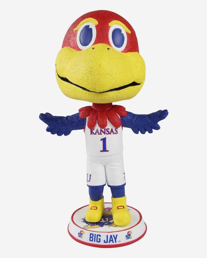 Big Jay Kansas Jayhawks Mascot Bighead Bobblehead FOCO - FOCO.com