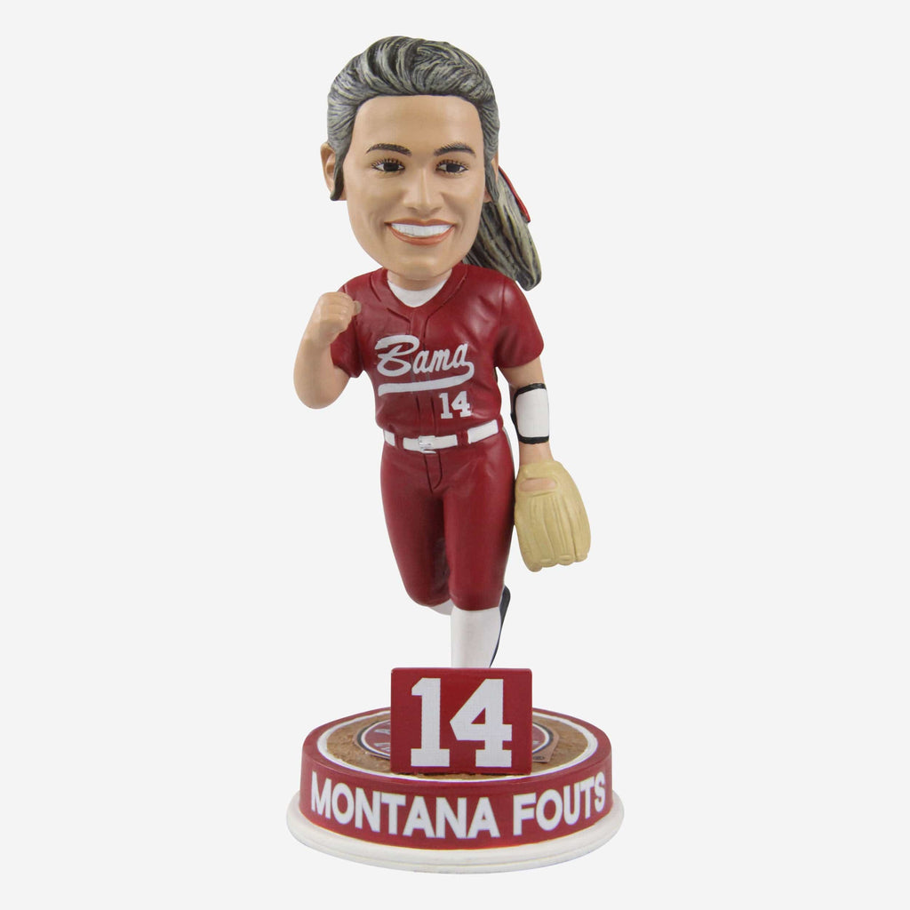 Montana Fouts Alabama Crimson Tide Softball Student Athlete Bobblehead FOCO - FOCO.com