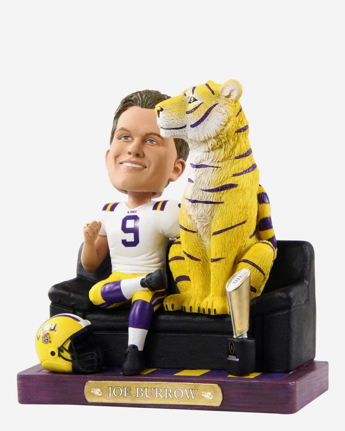 Joe Burrow LSU Tigers 2019 Football National Champions Bobblehead FOCO - FOCO.com