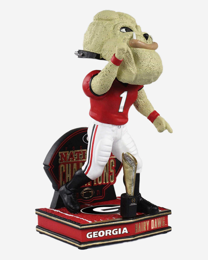 Hairy Dawg Georgia Bulldogs 2021 Football National Champions Mascot Bobblehead FOCO - FOCO.com