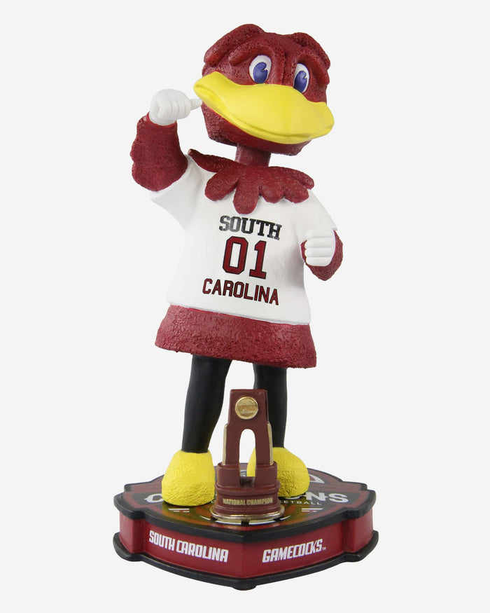 Cocky South Carolina Gamecocks 2022 NCAA Womens Basketball National Champions Mascot Bobblehead FOCO - FOCO.com