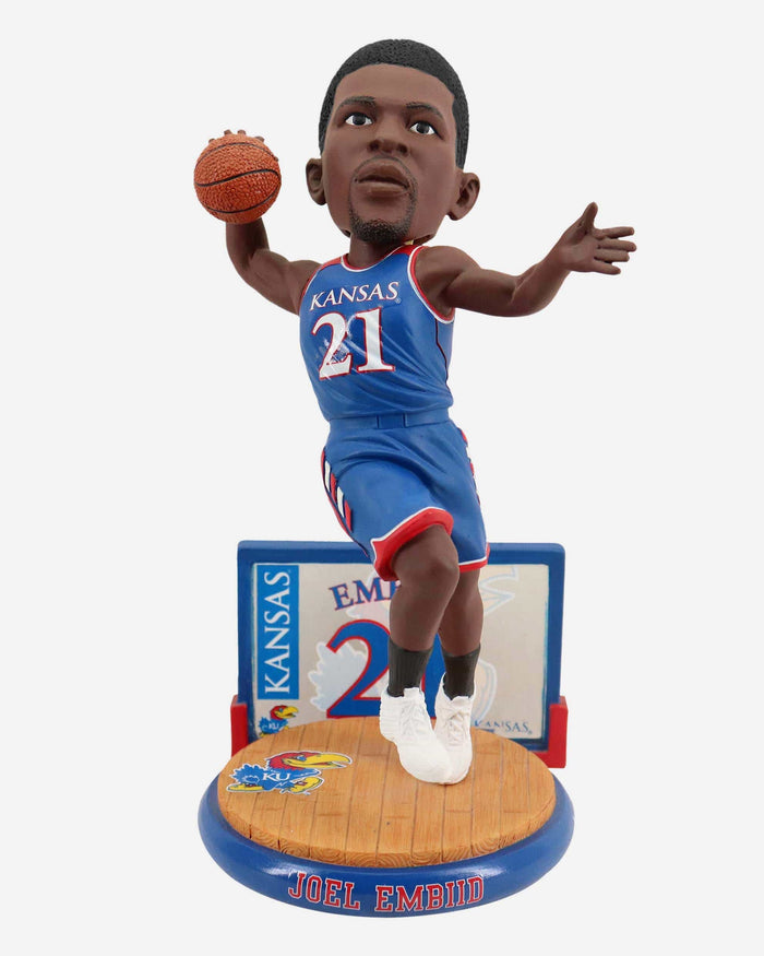 Joel Embiid Kansas Jayhawks Arena Bobblehead FOCO - FOCO.com