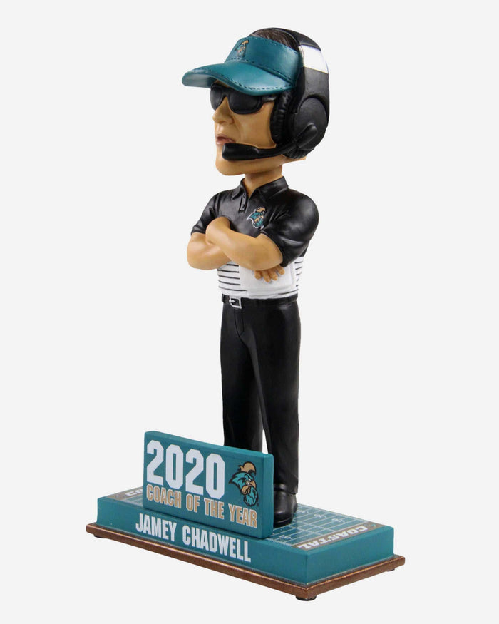 Jamey Chadwell Coastal Carolina Chanticleers 2020 Coach Of The Year Bobblehead FOCO - FOCO.com