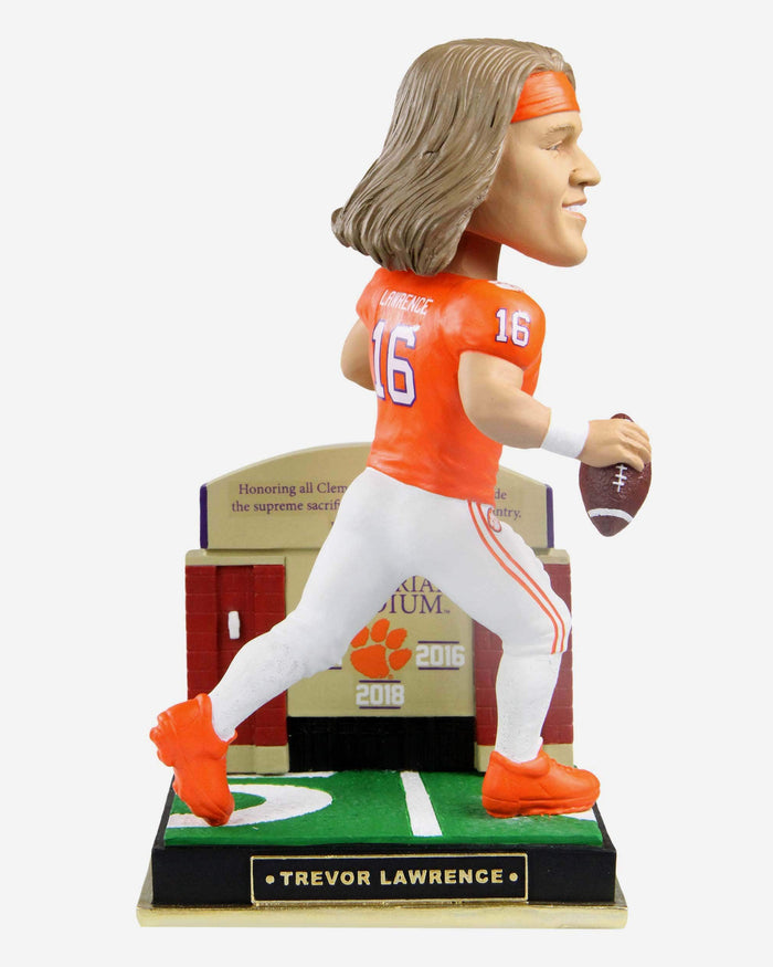 Trevor Lawrence Clemson Tigers Gates Series Bobblehead FOCO - FOCO.com