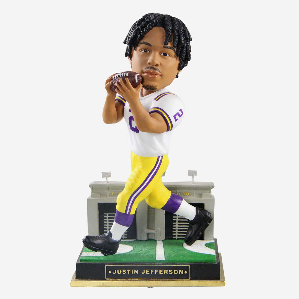 Justin Jefferson LSU Tigers Gates Series Bobblehead FOCO - FOCO.com