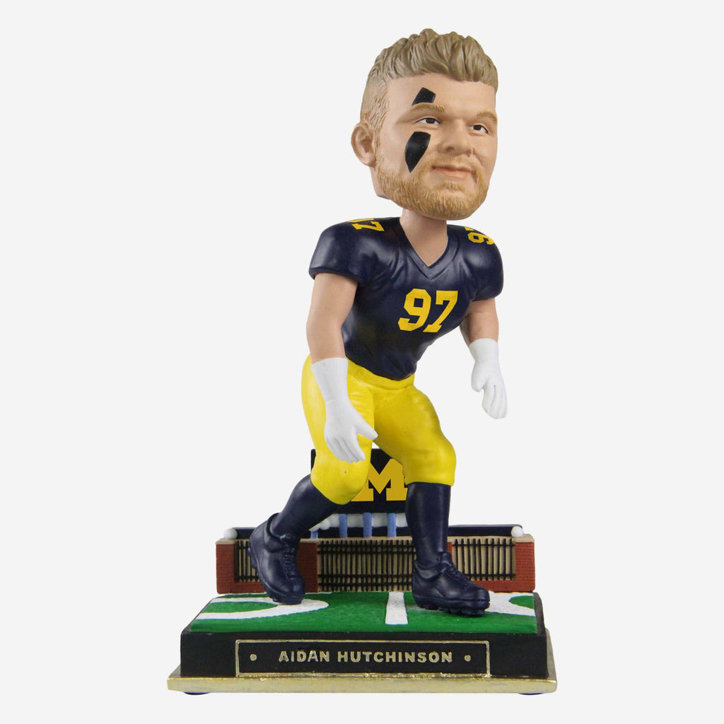 Aidan Hutchinson Michigan Wolverines Gates Series Bobblehead FOCO - FOCO.com