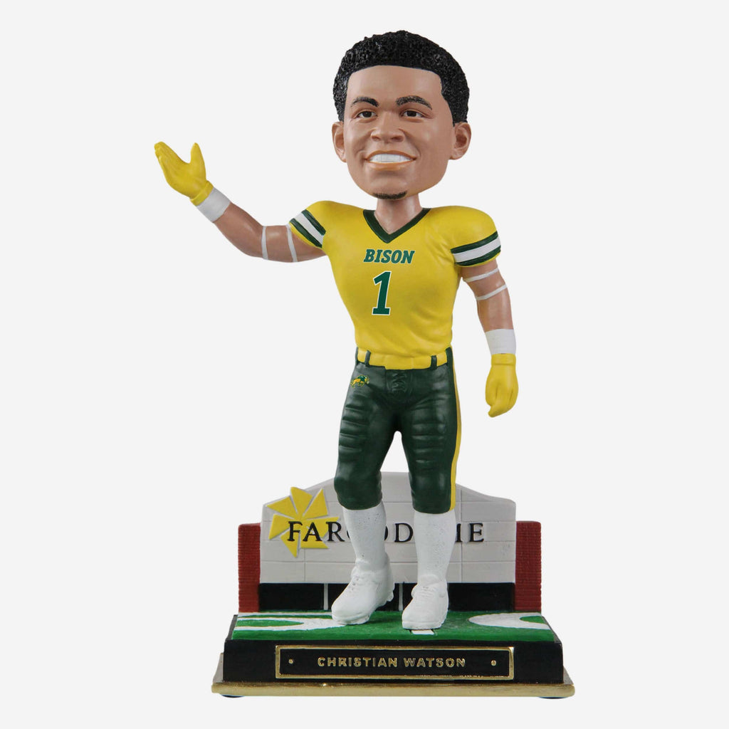 Christian Watson North Dakota State Bison Gates Series Bobblehead FOCO - FOCO.com