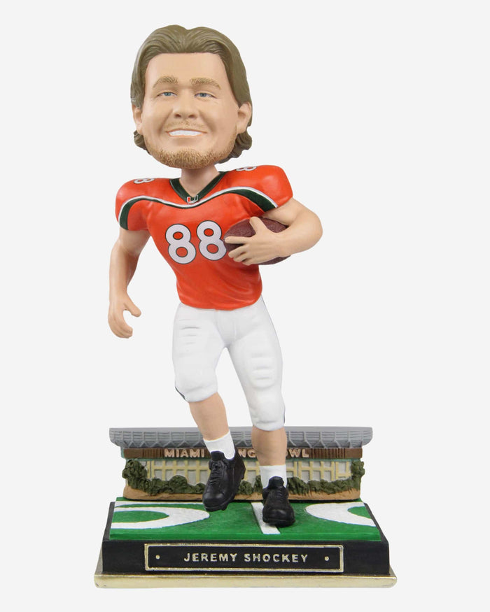 Jeremy Shockey Miami Hurricanes Gates Series Bobblehead FOCO - FOCO.com