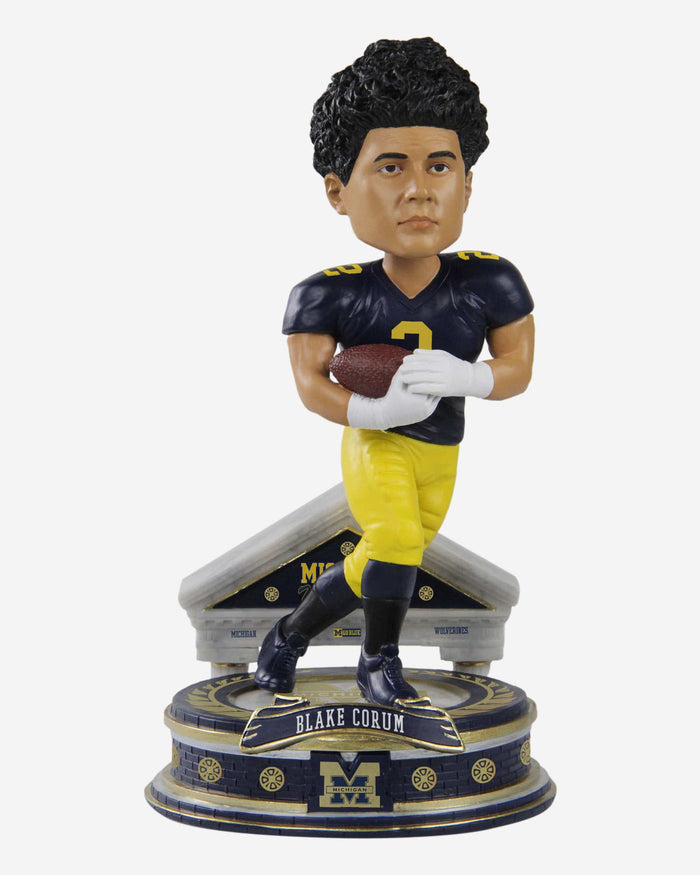 Blake Corum Michigan Wolverines Football Student Athlete Bobblehead FOCO - FOCO.com