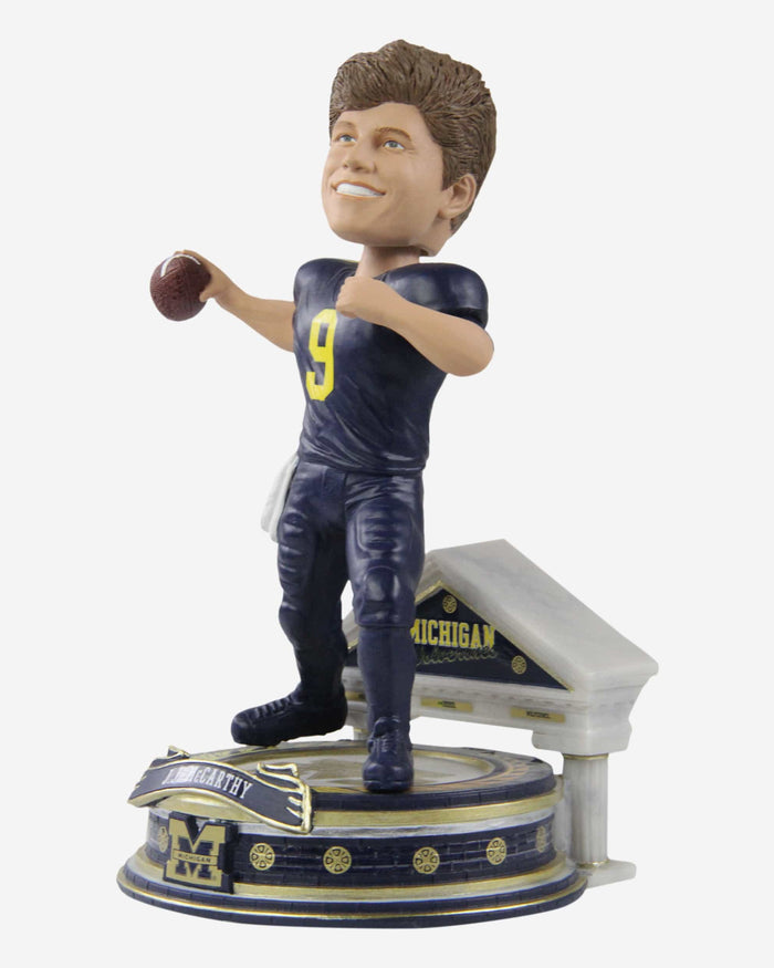 JJ McCarthy Michigan Wolverines Football Student Athlete Bobblehead FOCO - FOCO.com