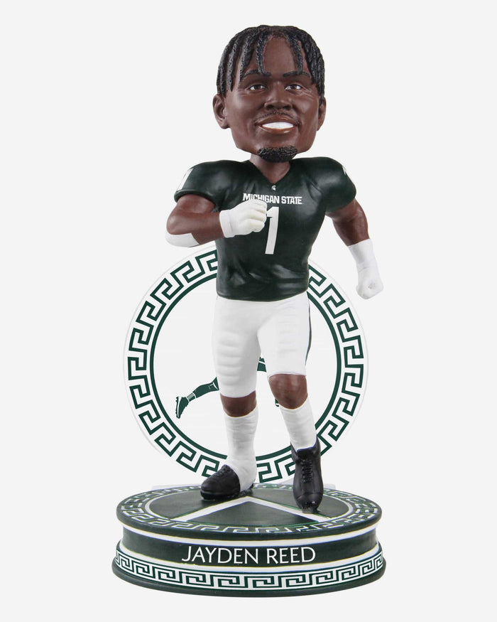 Jayden Reed Michigan State Spartans Football Student Athlete Bobblehead FOCO - FOCO.com