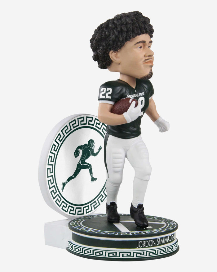 Jordon Simmons Michigan State Spartans Football Student Athlete Bobblehead FOCO - FOCO.com
