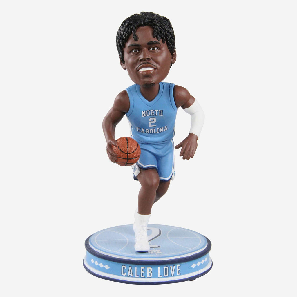 Caleb Love North Carolina Tar Heels Basketball Student Athlete Bobblehead FOCO - FOCO.com