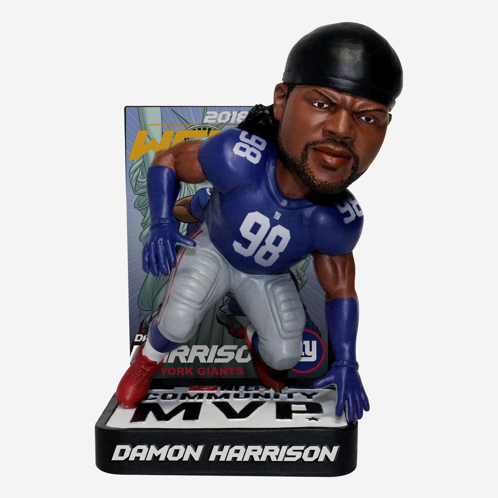 Damon Harrison 2018 Community MVP Award Bobblehead FOCO - FOCO.com