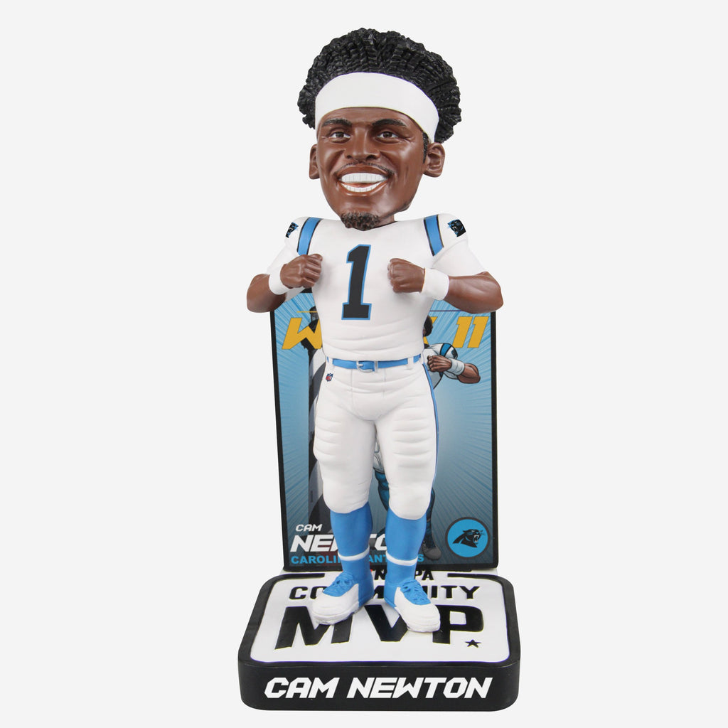 Cam Newton 2018 Community MVP Award Bobblehead FOCO - FOCO.com