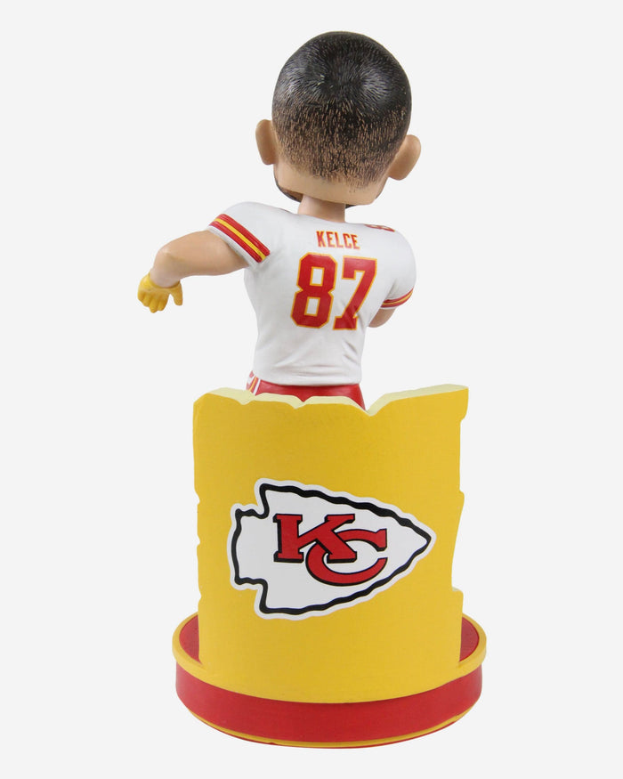 Travis Kelce Kansas City Chiefs 10,000 Career Receiving Yards Bobblehead FOCO - FOCO.com
