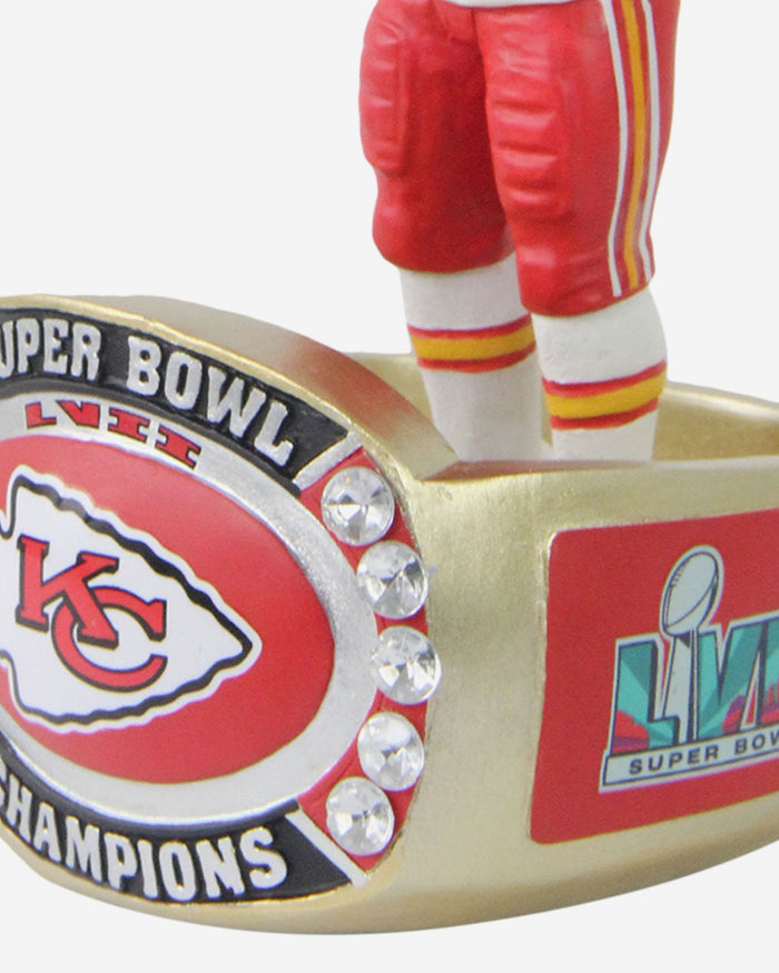Chris Jones Kansas City Chiefs Super Bowl LVII Champions Ring Base Bighead Bobblehead FOCO - FOCO.com