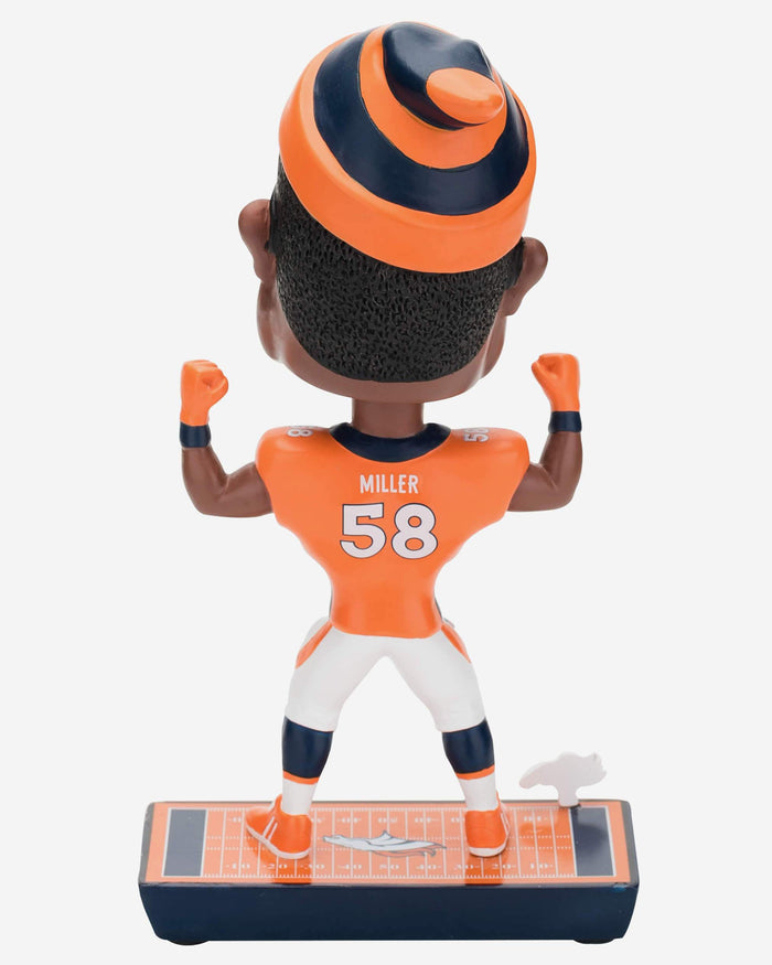 Von Miller Denver Broncos Caricature Bobblehead FOCO - FOCO.com
