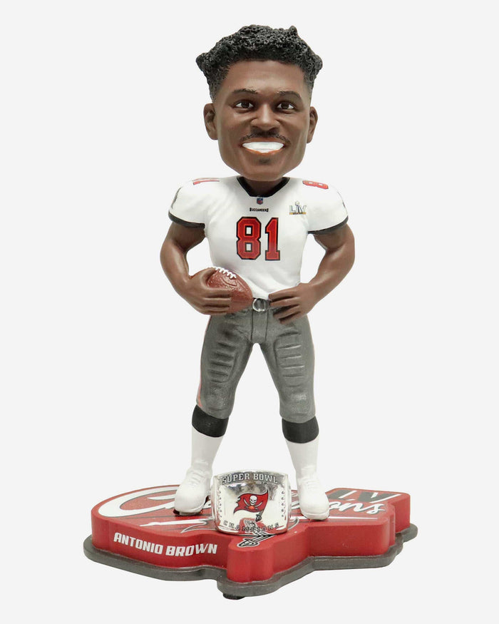 Antonio Brown Tampa Bay Buccaneers Super Bowl LV Champions Bobblehead FOCO - FOCO.com