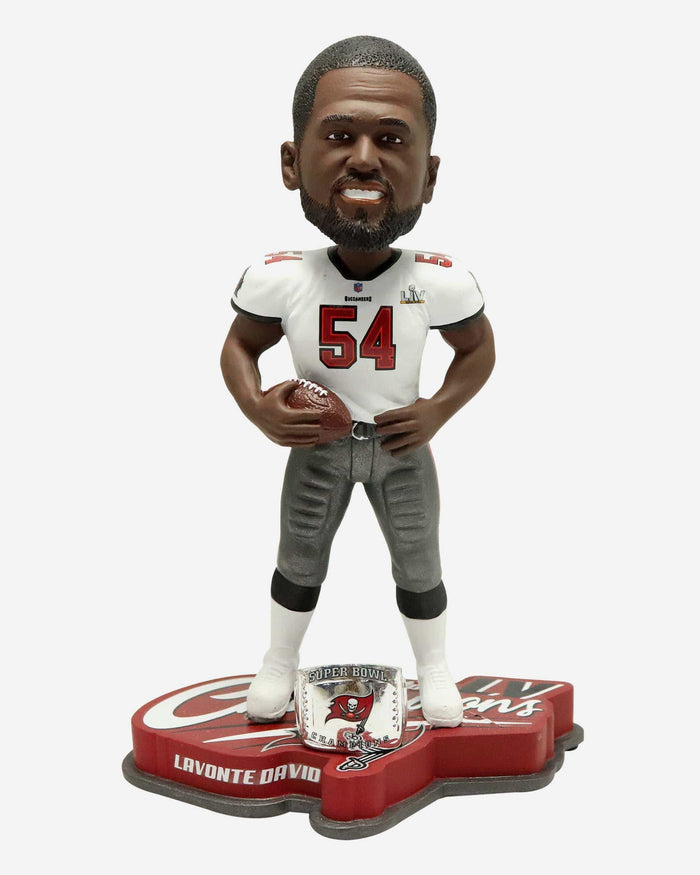 Lavonte David Tampa Bay Buccaneers Super Bowl LV Champions Bobblehead FOCO - FOCO.com