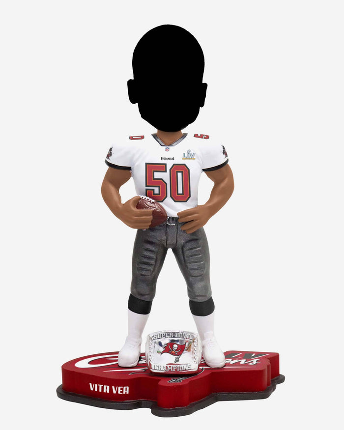 Vita Vea Tampa Bay Buccaneers Super Bowl LV Champions Bobblehead FOCO - FOCO.com