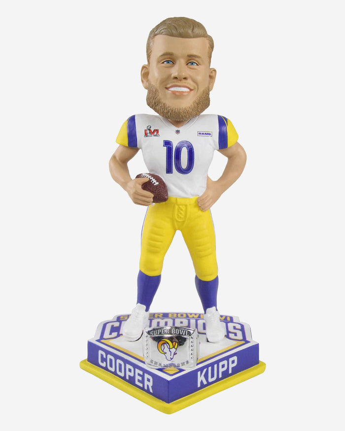 Cooper Kupp Los Angeles Rams Super Bowl LVI Champions Bobblehead FOCO - FOCO.com